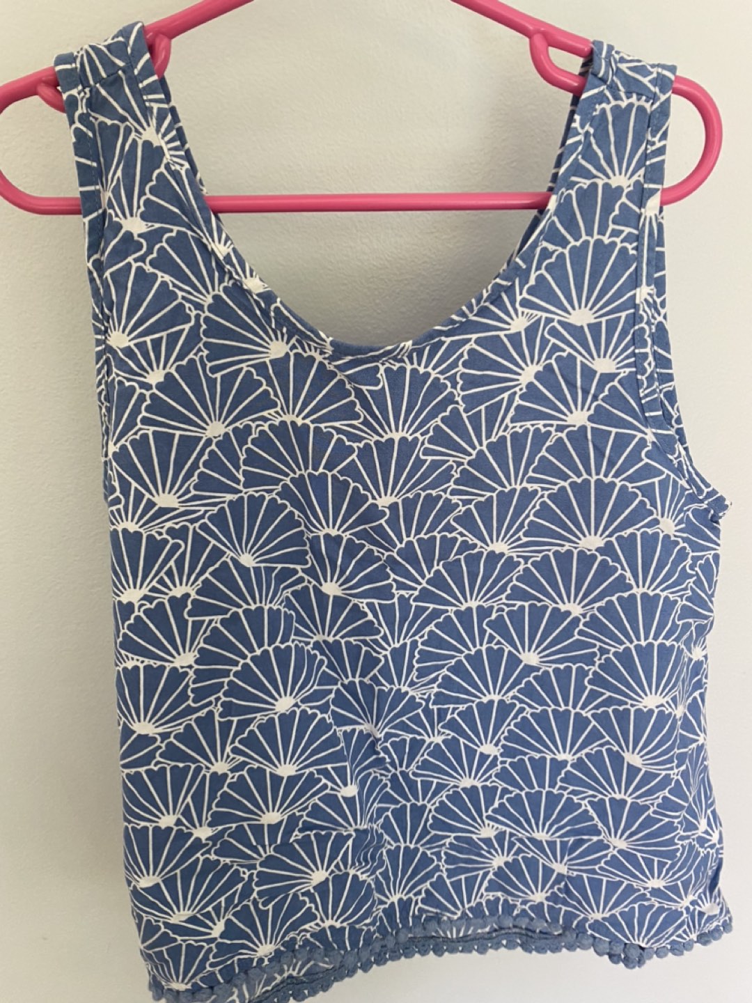 Navy tank top girls 10/12