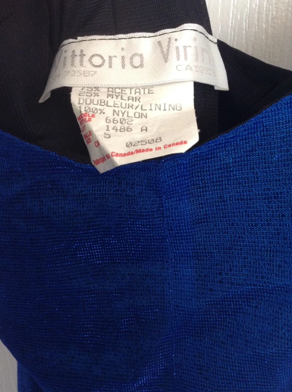 Blue Satin With Blue Shine Glam Cocktail dress image indicator(3)