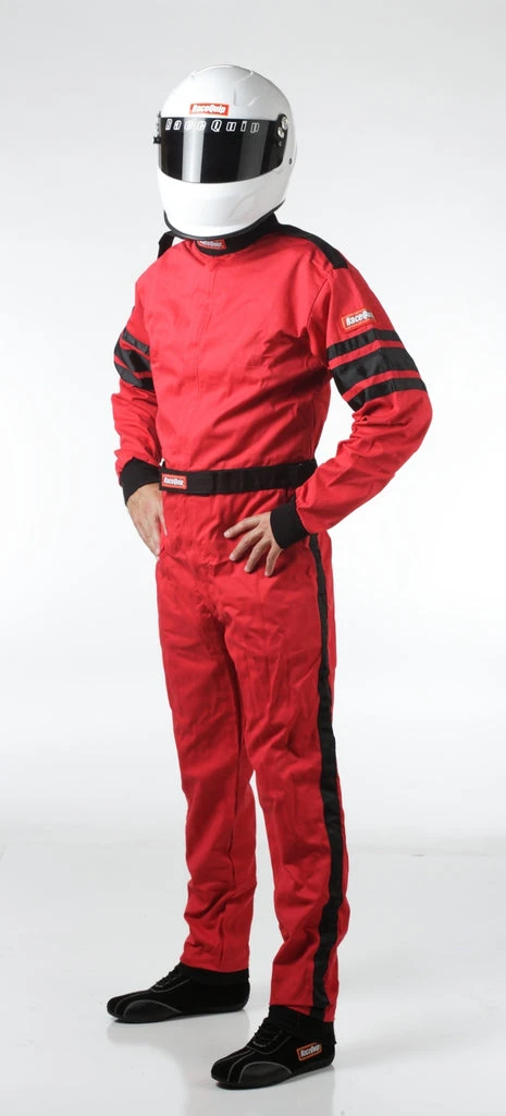 Racequip - Red One-Piece Suit - Medium thumbnail