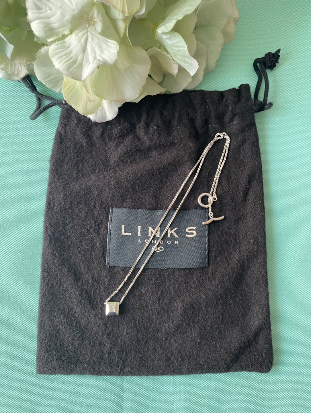 Links of London sterling silver necklace. image indicator(2)