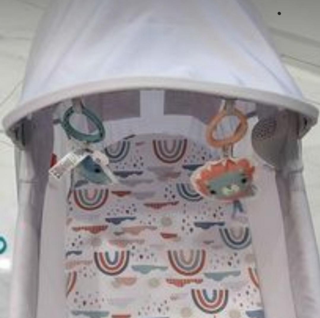 Fisher Price Baby Portable rocking bassinet with canopy, m - photo 4