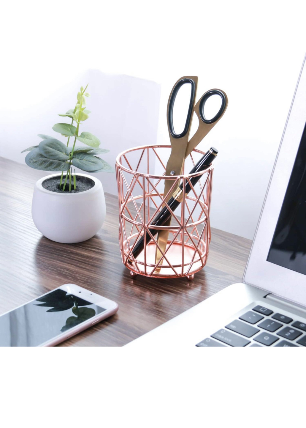 4 piece rose gold office desk set - photo 3