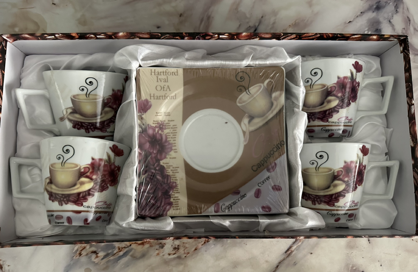 Set of 8 Cappuccino Cups