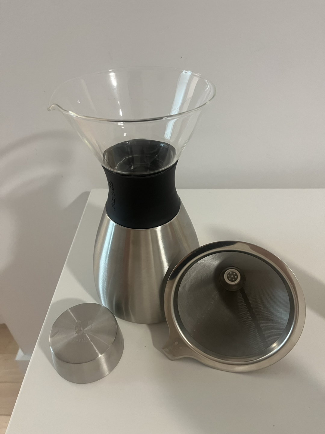 Insulated Pour Over Coffee Maker (32 oz.) Double-Wall Vacuum