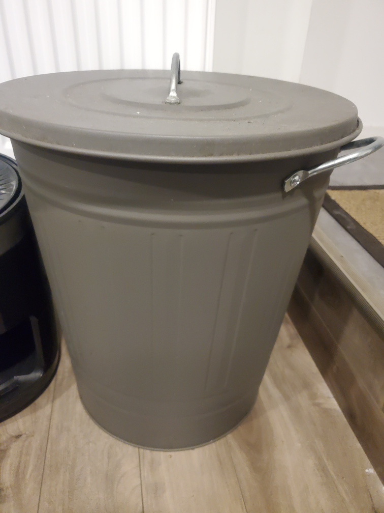 IKEA Metal Garbage Bin #Freecycle thumbnail