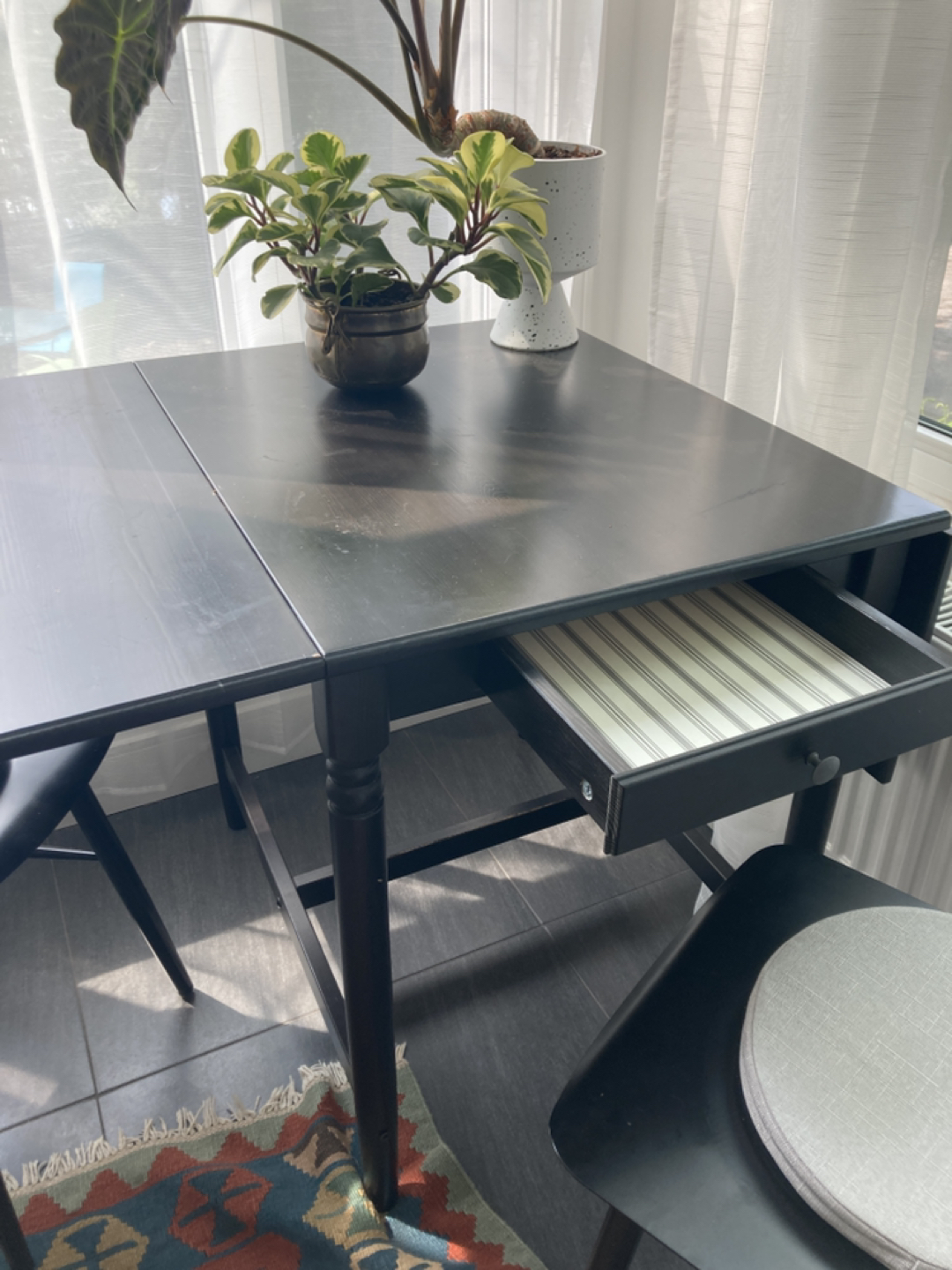 Dining table, drop leaf - photo 2
