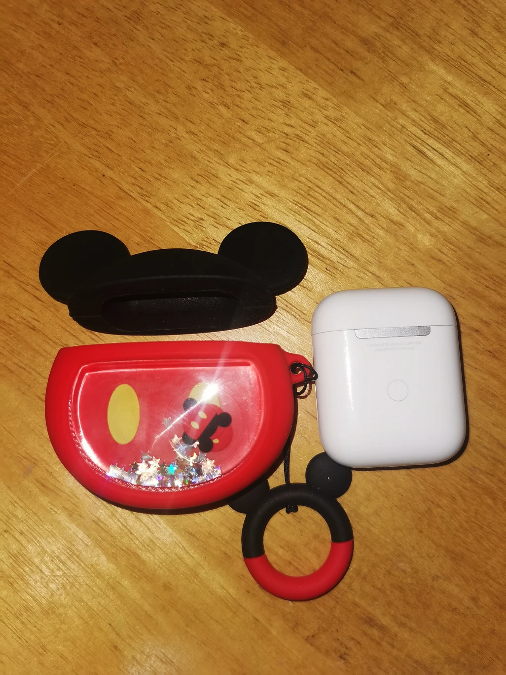 mickey mouse airpod silicone protector case thumbnail