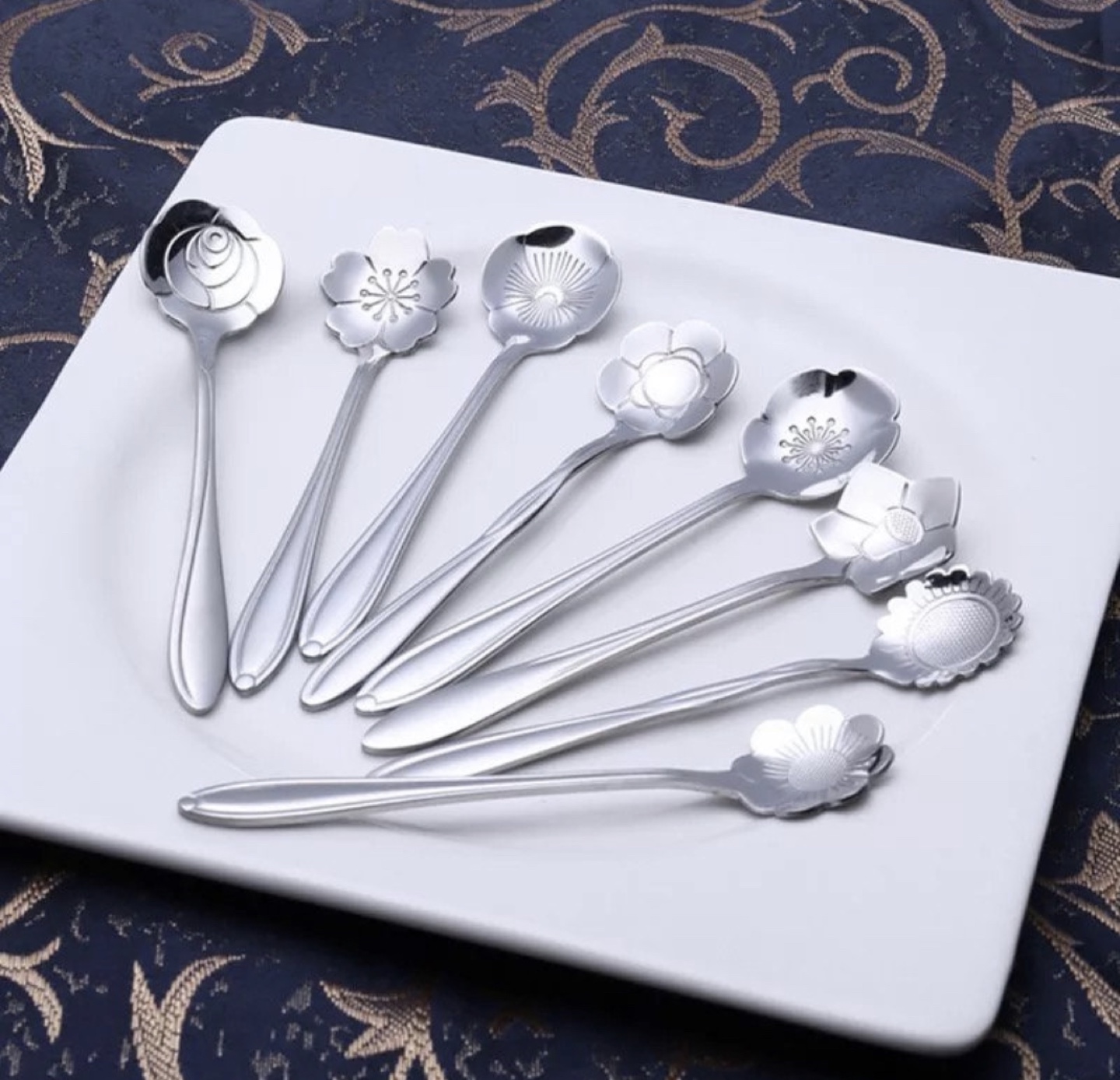 Flower small spoon set - photo 2
