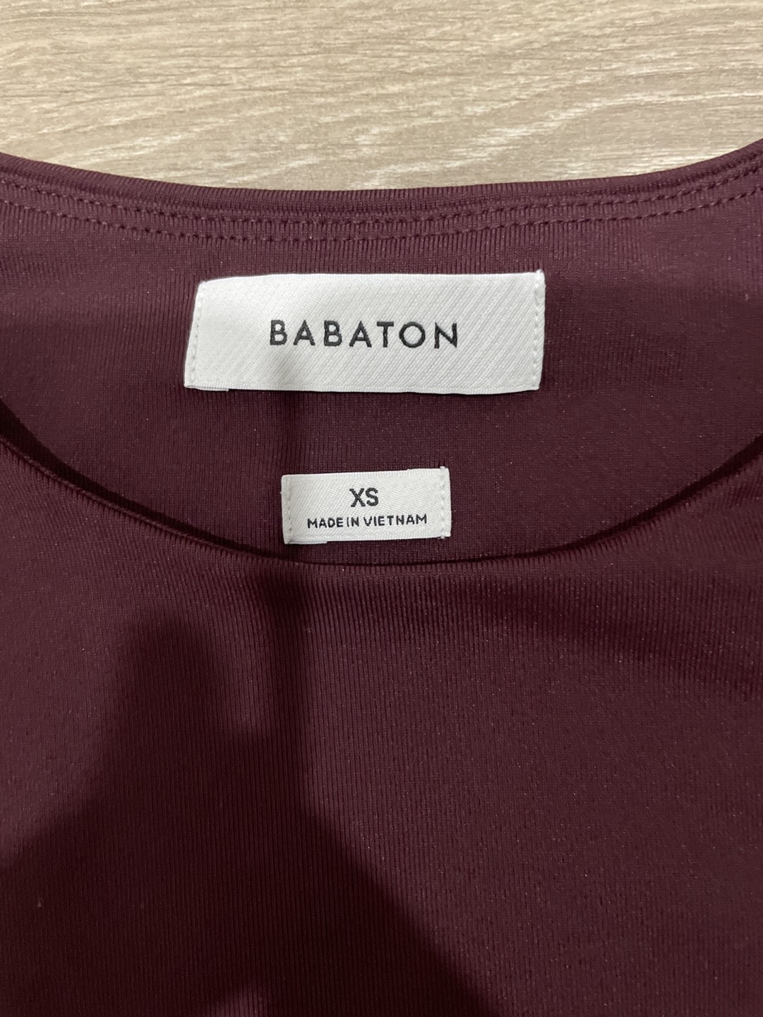 Babaton Burgundy T-Shirt - photo 2