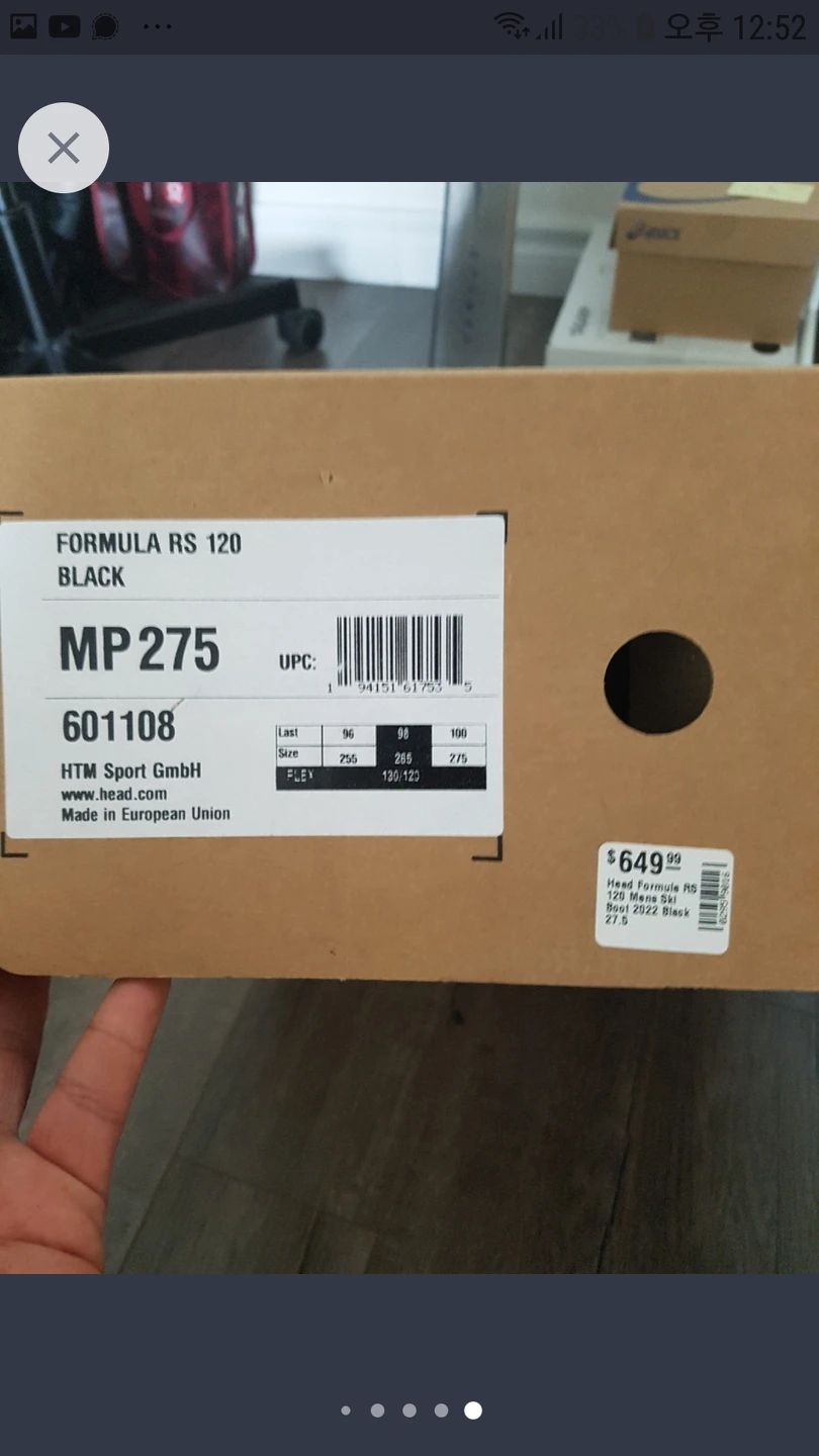 Head fomula rs 120  ski boots, size 265 - photo 4