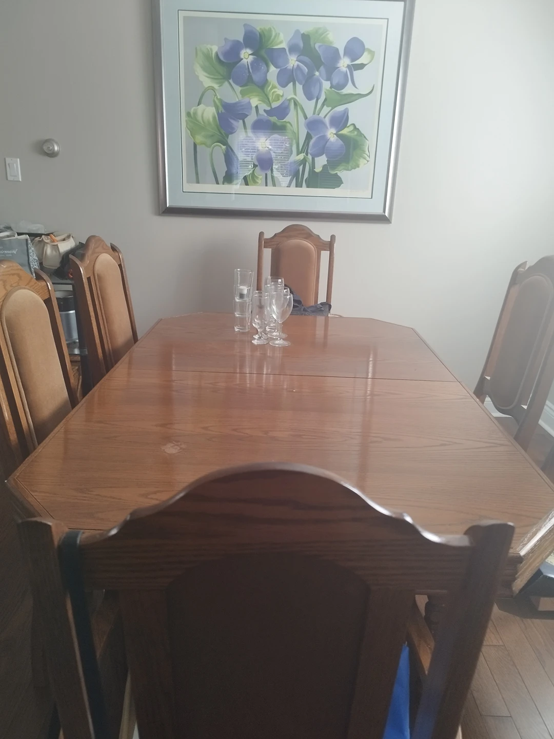 dinning table with chairs - photo 2