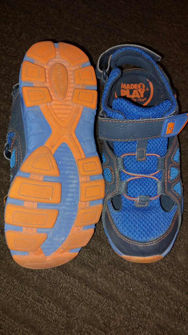 New/Like New Kids Boys Unisex Sneakers Sandals Size 2-3 image indicator(9)