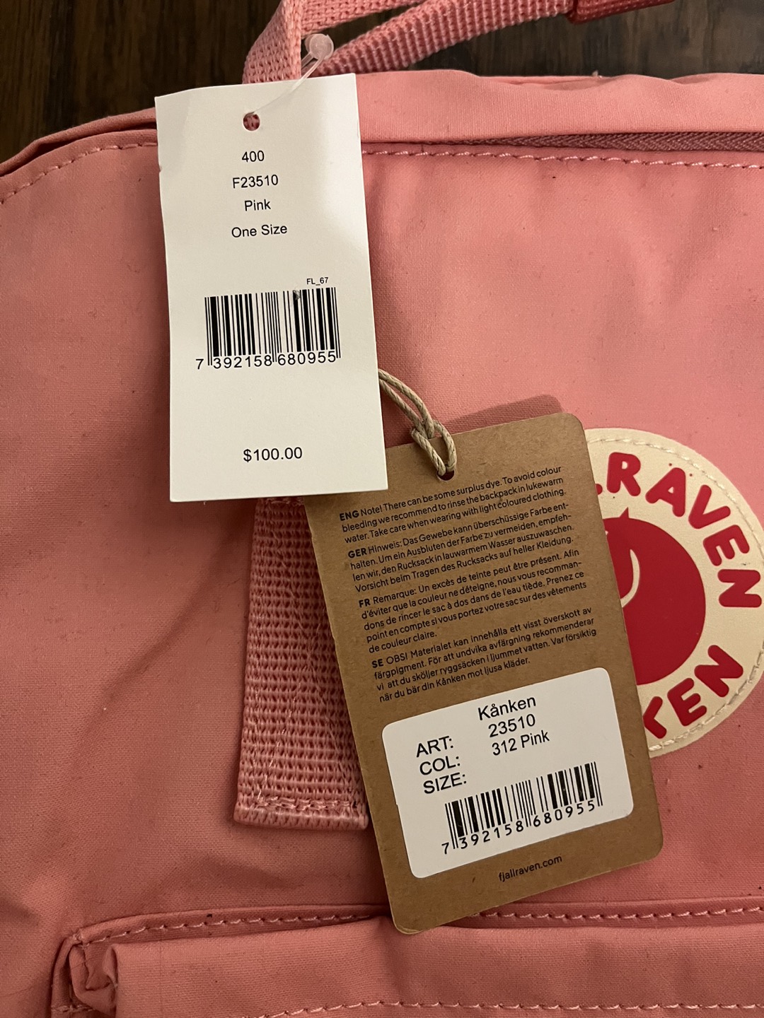 Fjallraven kanken backpack - photo 3