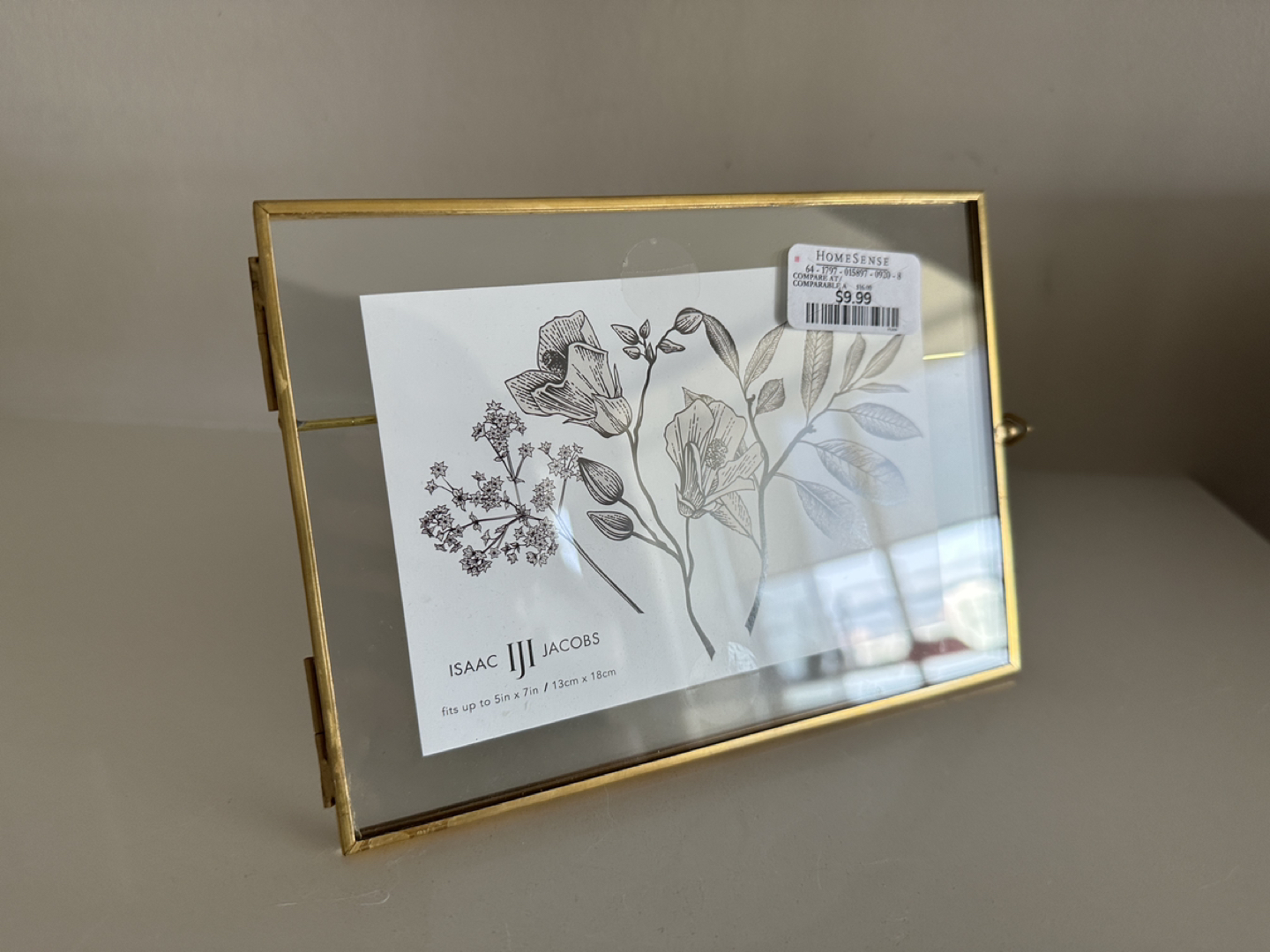 Gold and glass Picture frame thumbnail