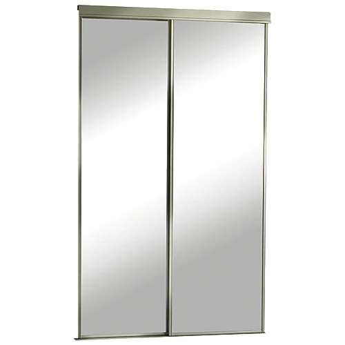 Antique solid metal mirror closet doors x 4 set