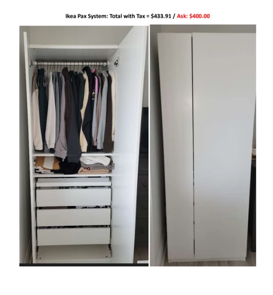MOVING SALE: Ikea Pax Storage System