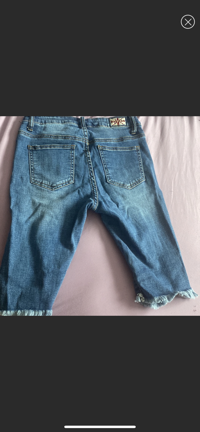 Denim long shorts - photo 2