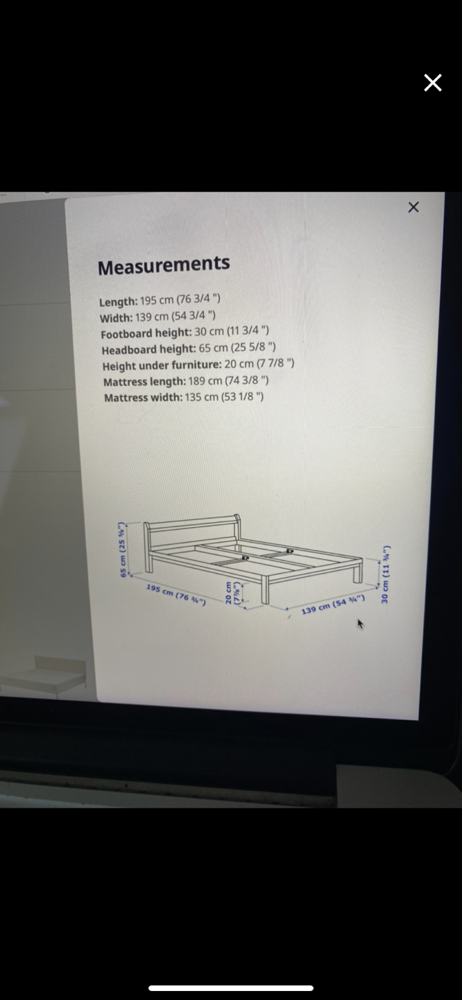 URGENT!! ikea bed frame - photo 2