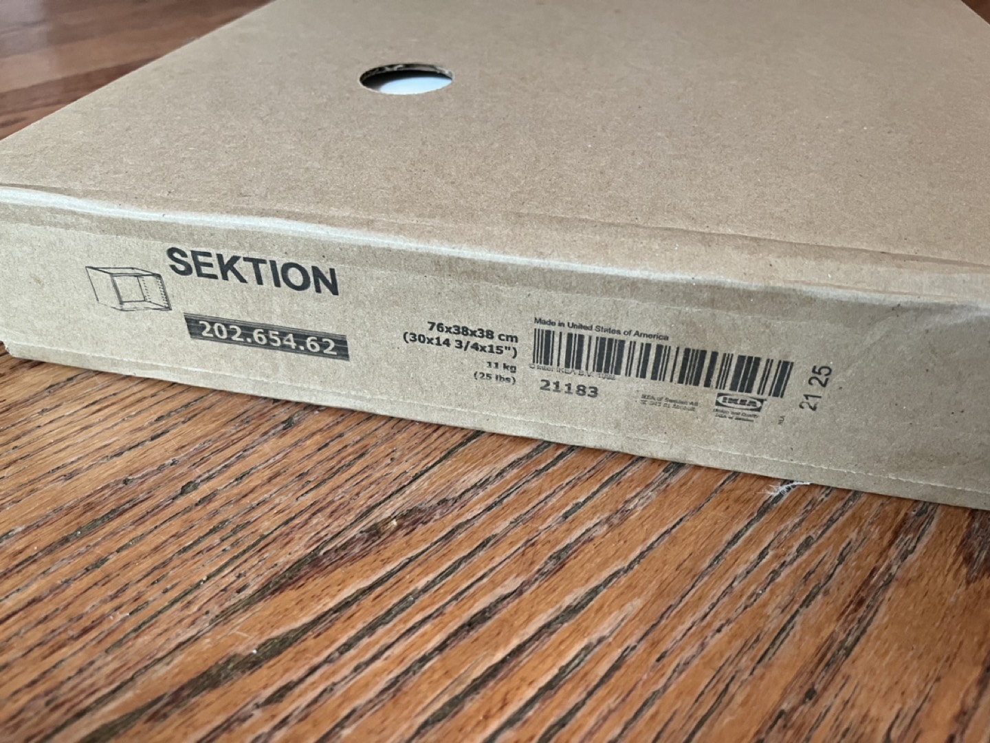 SEKTION Ikea Wall Cabinet Frame, White, 76x38x38cm - photo 2