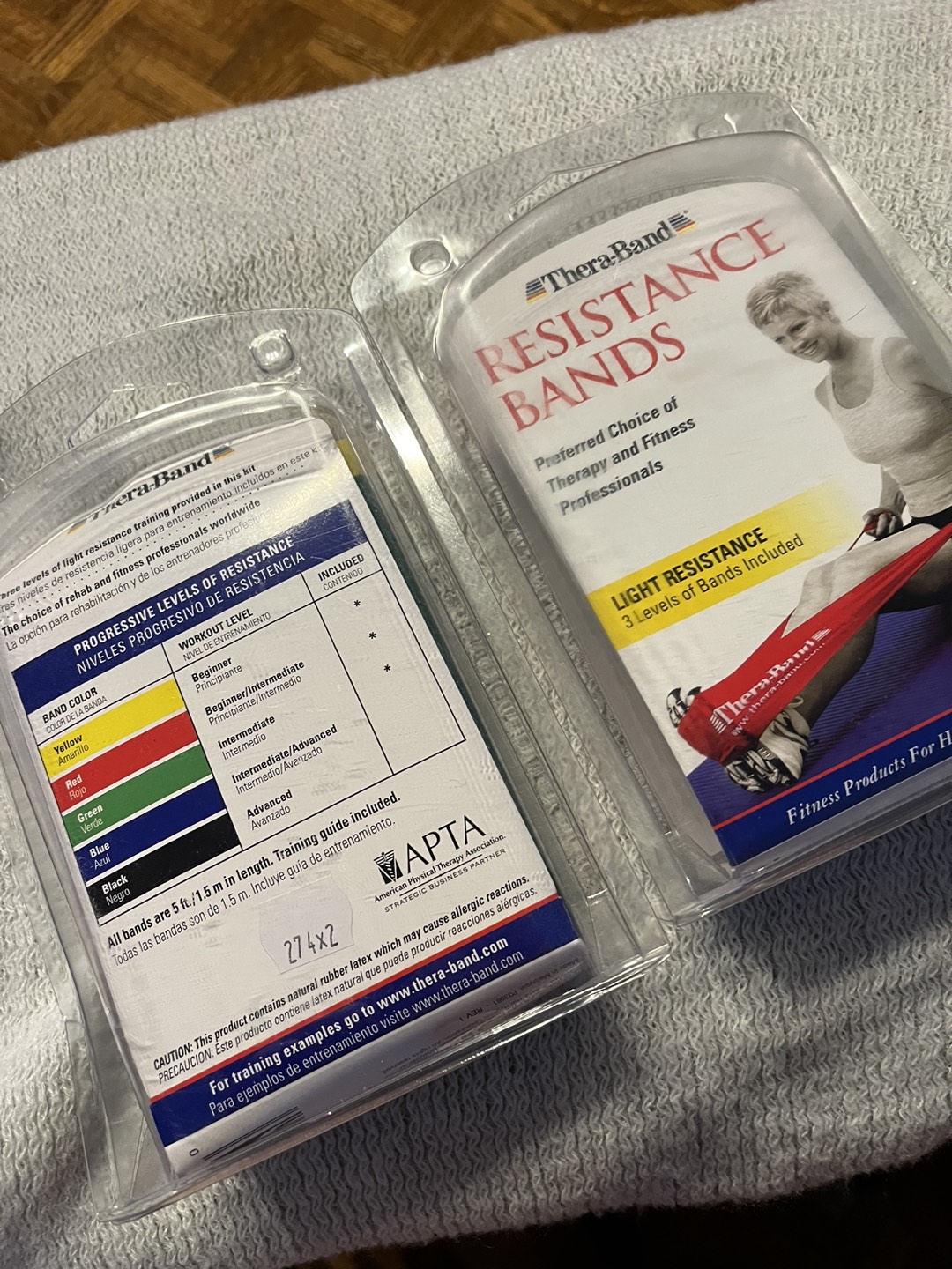 Two sets of resistance bands thumbnail