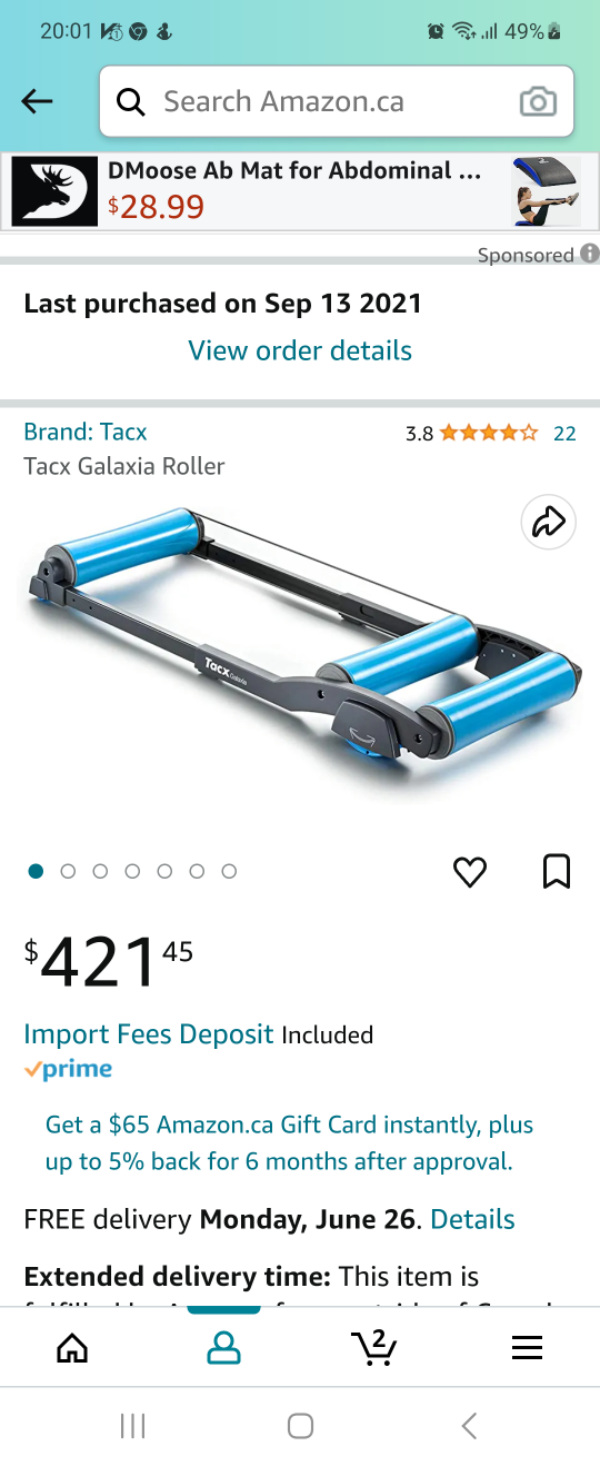 bike roller(Tacx Galaxia) - photo 2