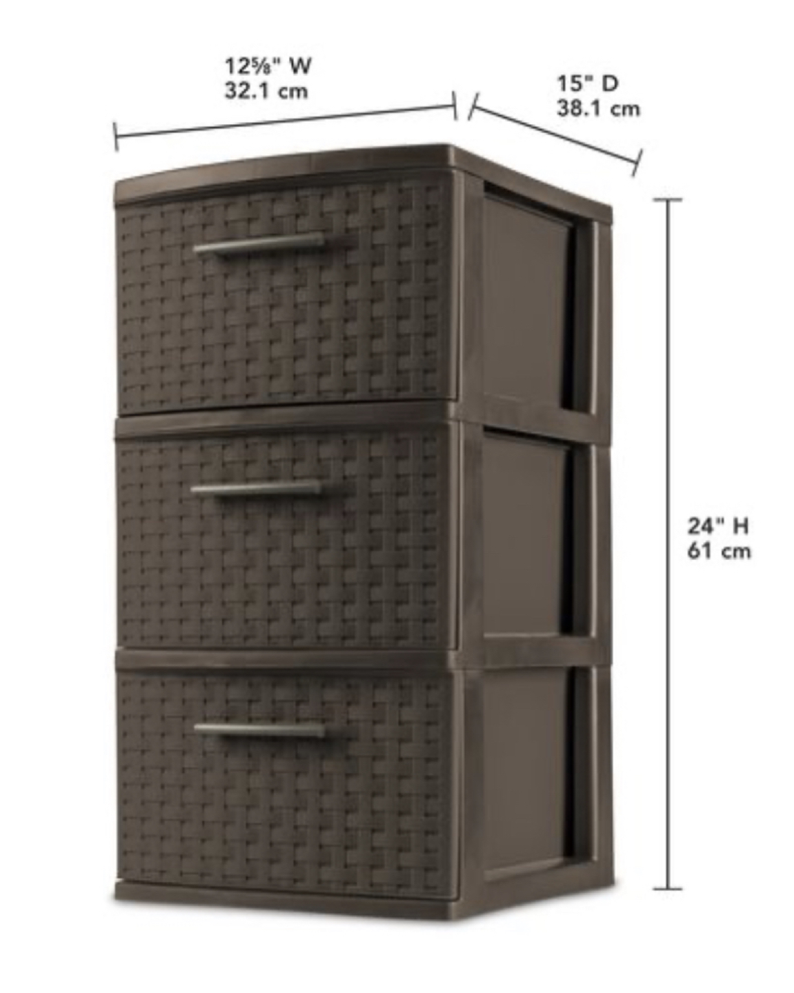3 Drawer Storage Unit - photo 2