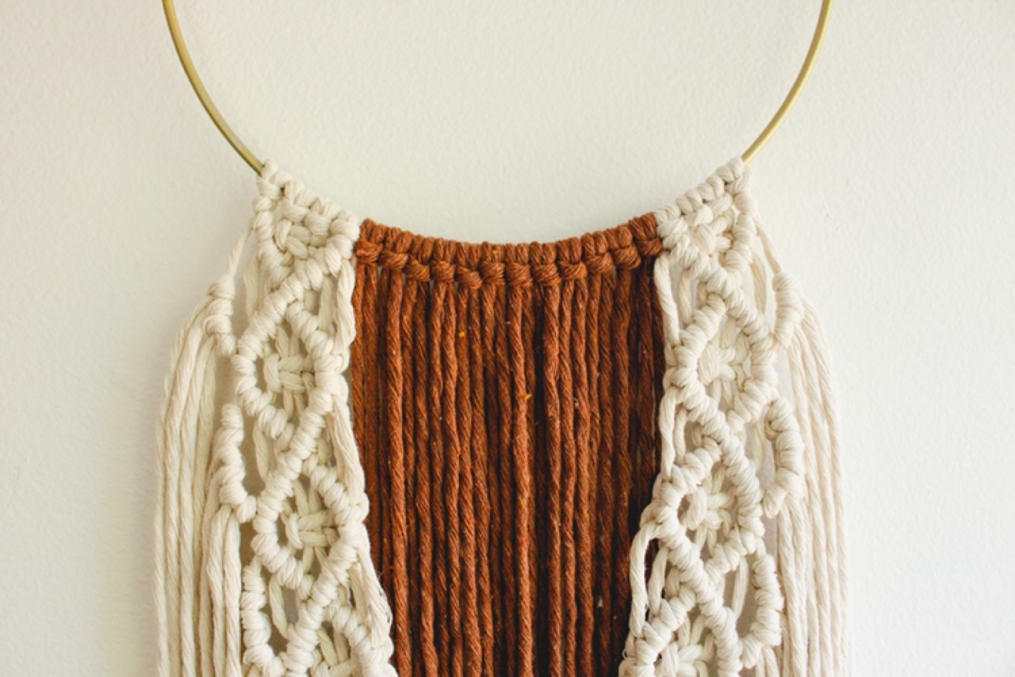 Hoop macrame wallhanging - photo 3