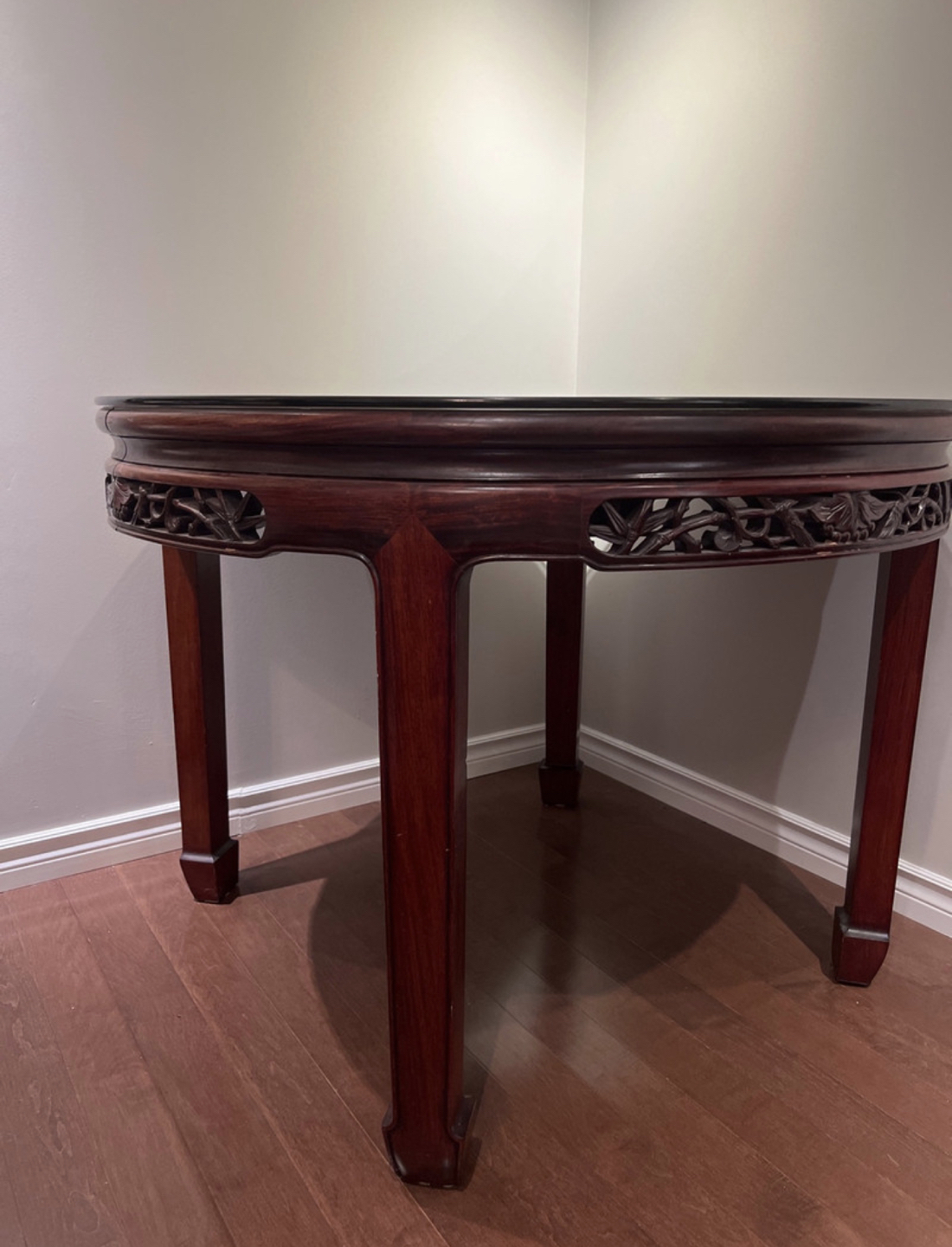 Mahogany solid wood dining table
