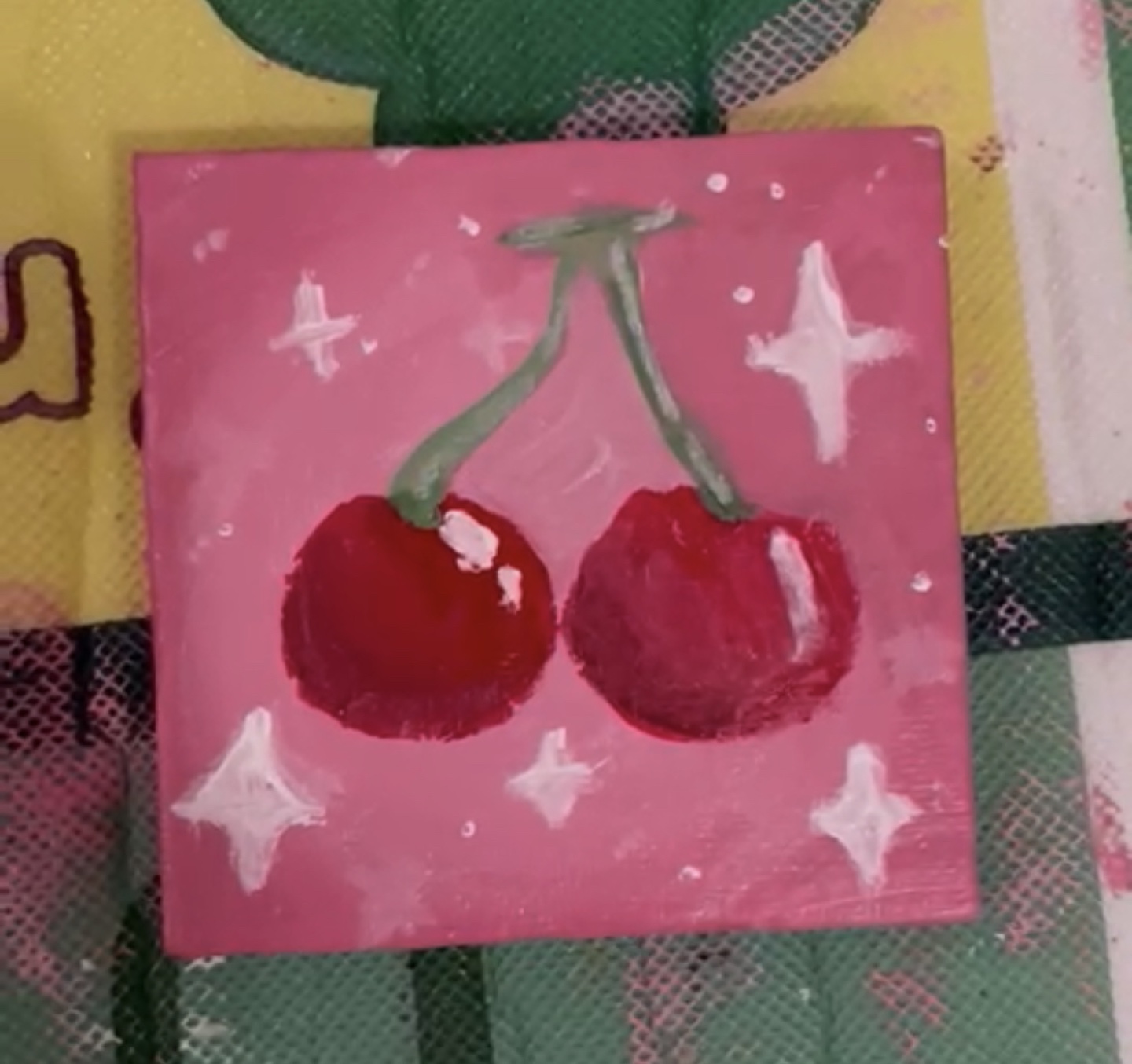 Painting on canvas