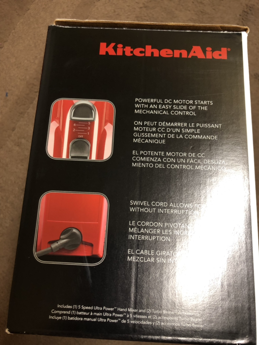 Kitchen Aid Ultra Power hand mixer - 5 speeds - photo 3