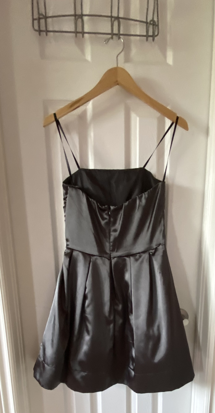 Strapless Dark Gray Mini dress - photo 2