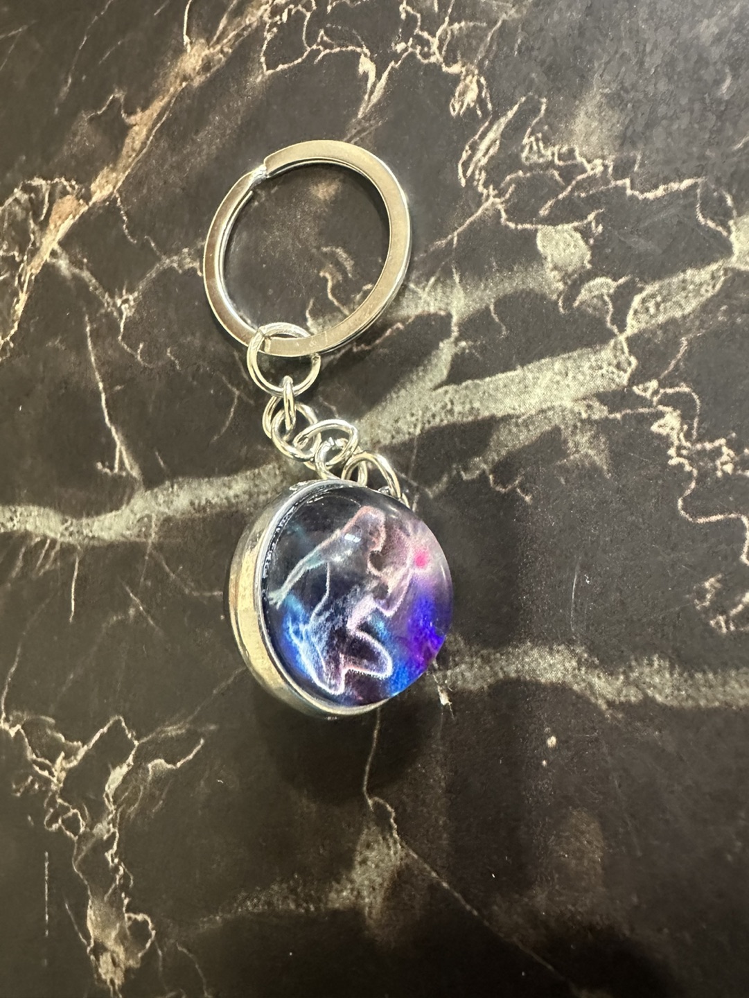 1pc constellation luminous keychain - photo 2
