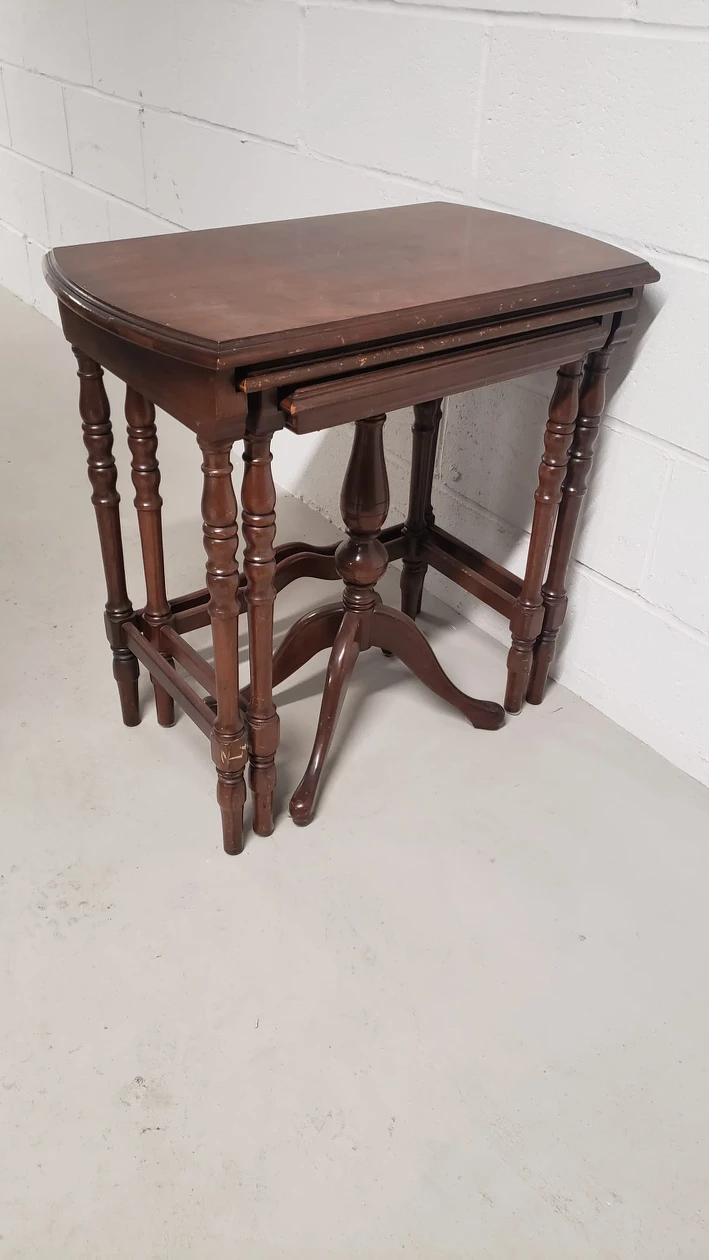 As Is - 3 x Vintage Nesting Tables