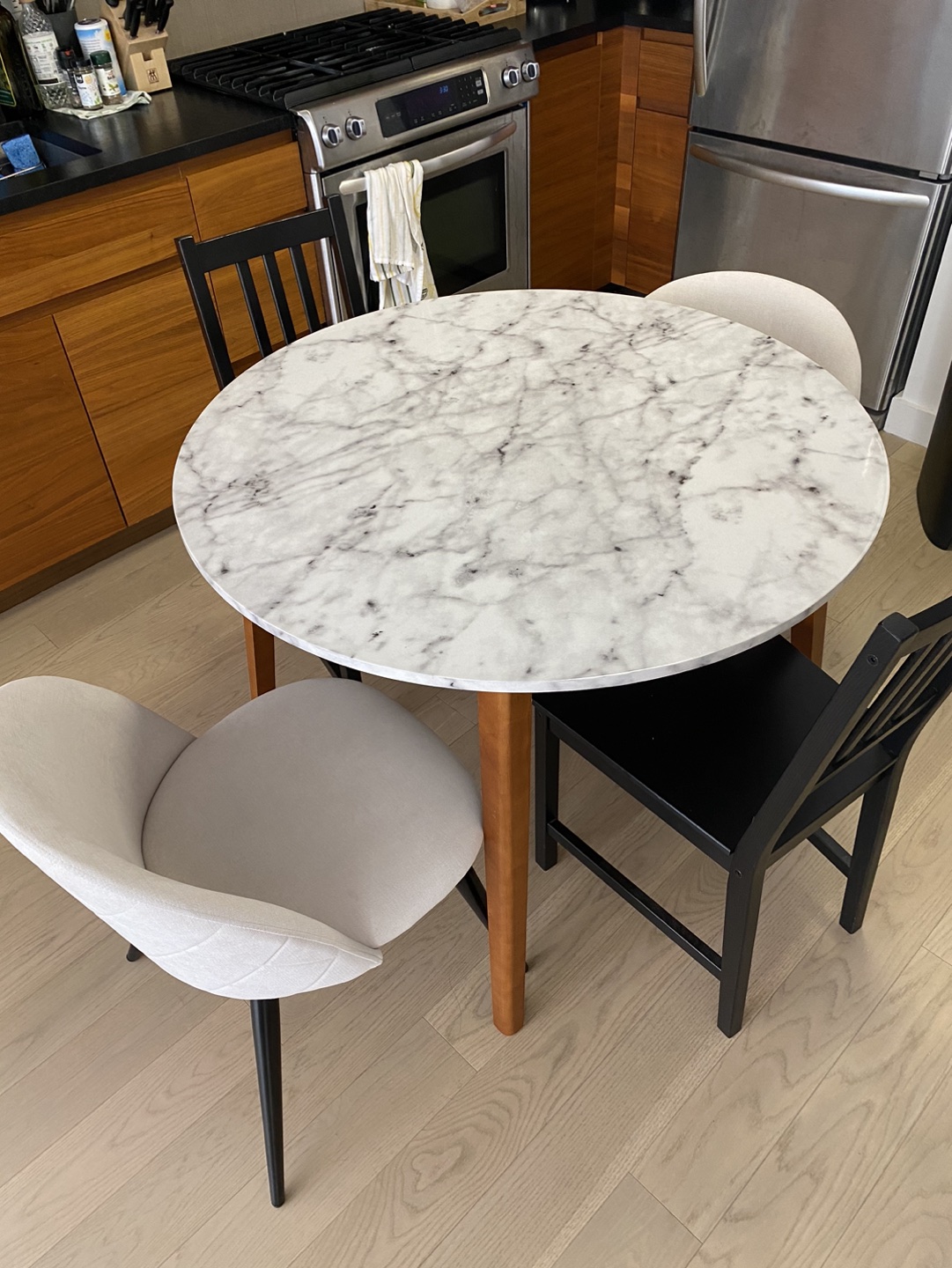 Faux Marvel Dinning table #NYC