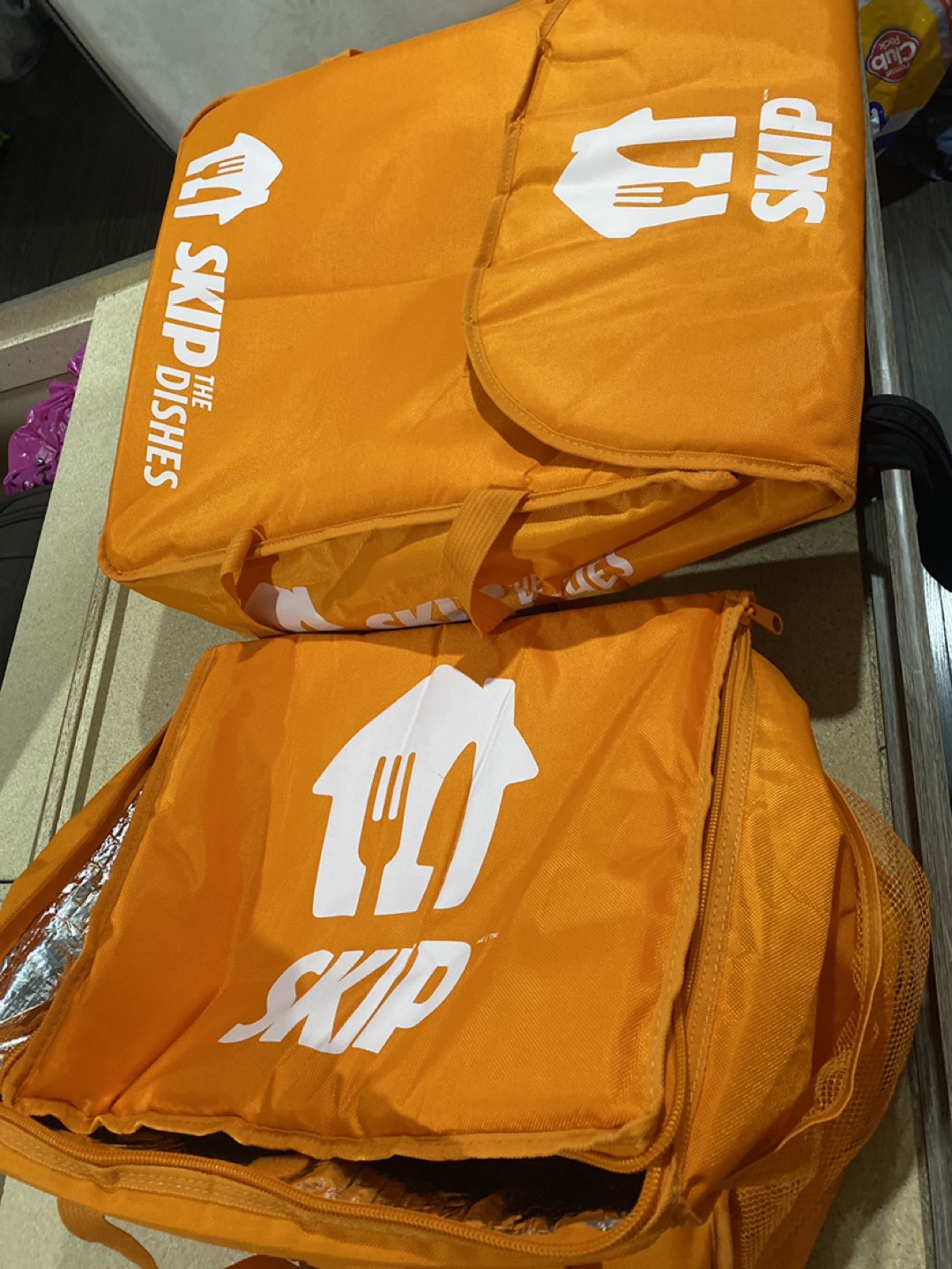 Skip couriers bags