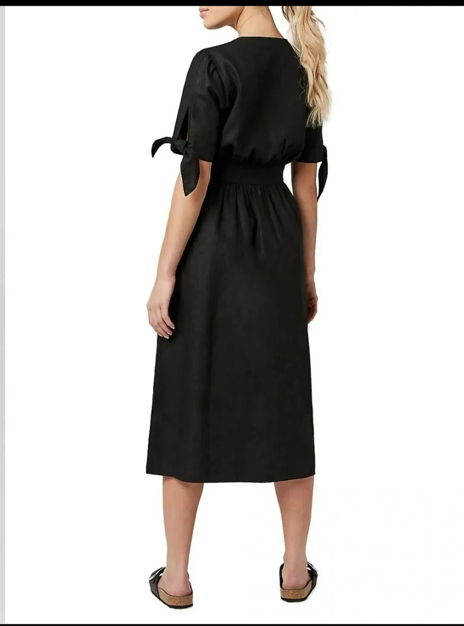 BNWT Buffalo black linen blend dress - photo 2