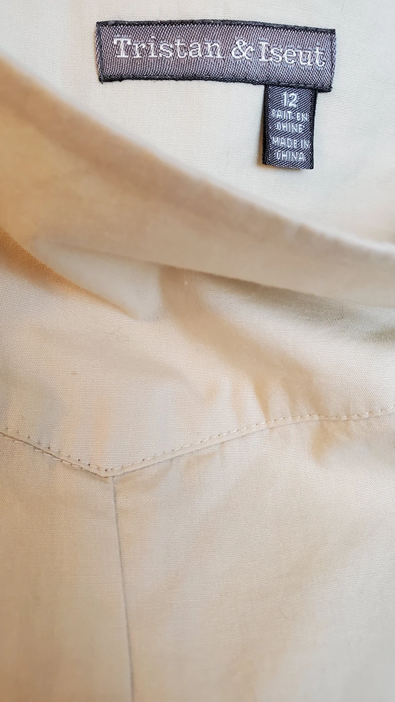 Beige Lined Cotton Skirt image indicator(5)