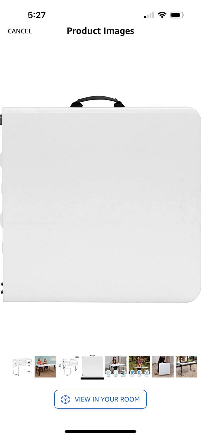 Lifetime Height Adjustable Utility Folding Table - photo 4