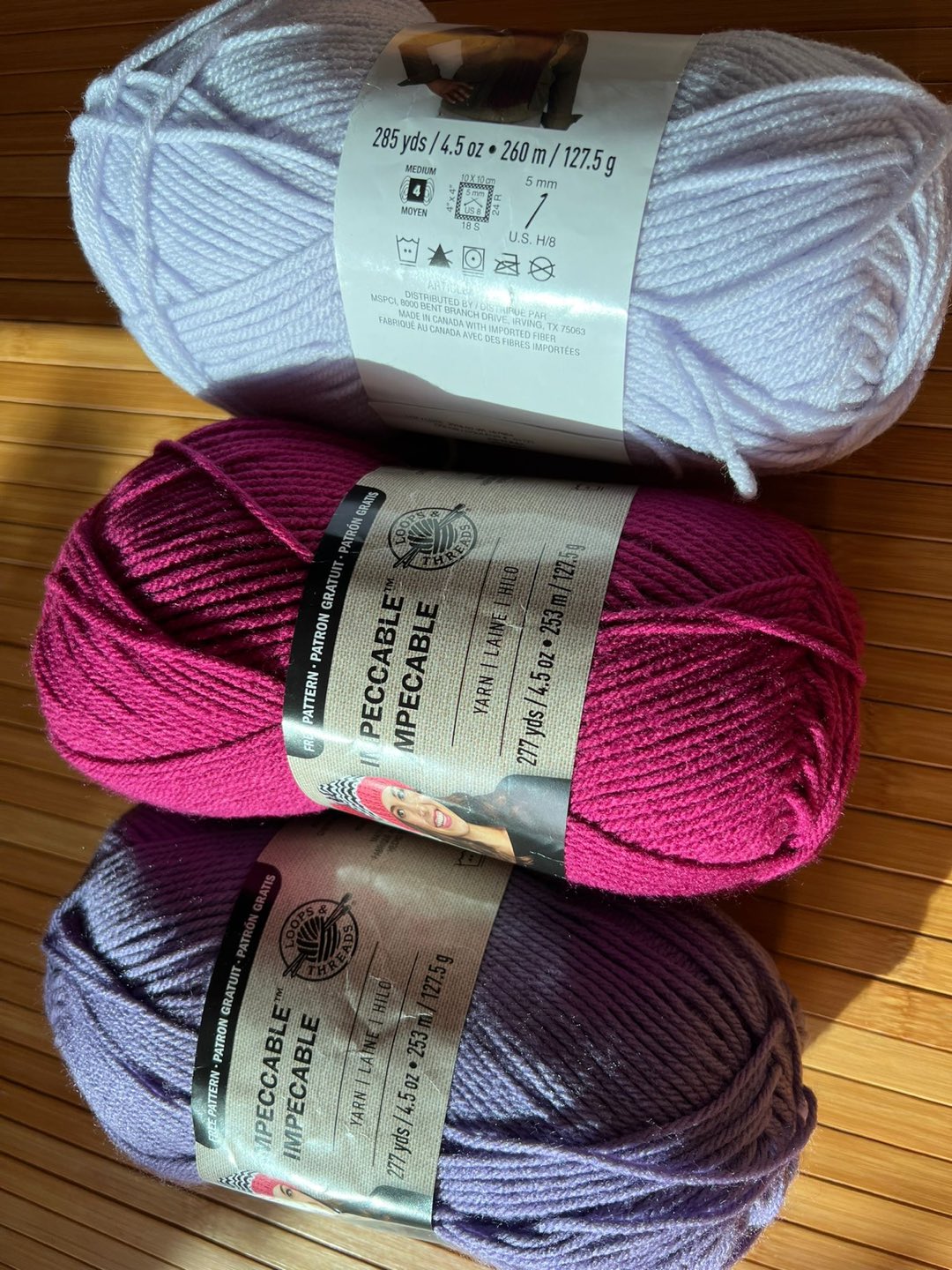 Impeccable yarn. 3 balls. New thumbnail