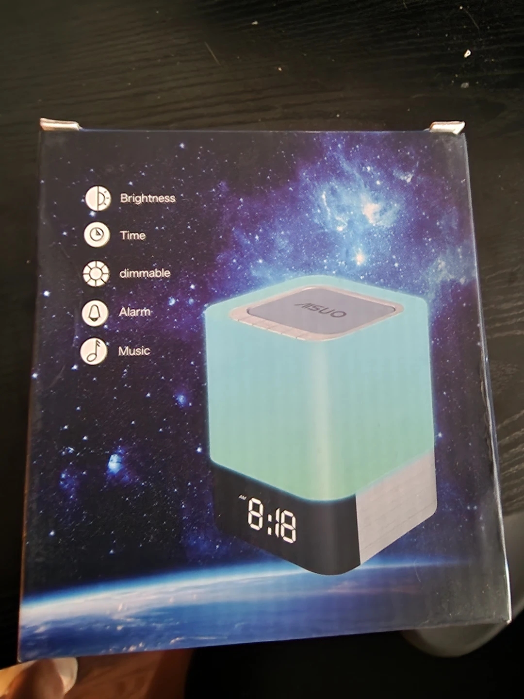 $15 alarm clock with lights and speaker brand new thumbnail