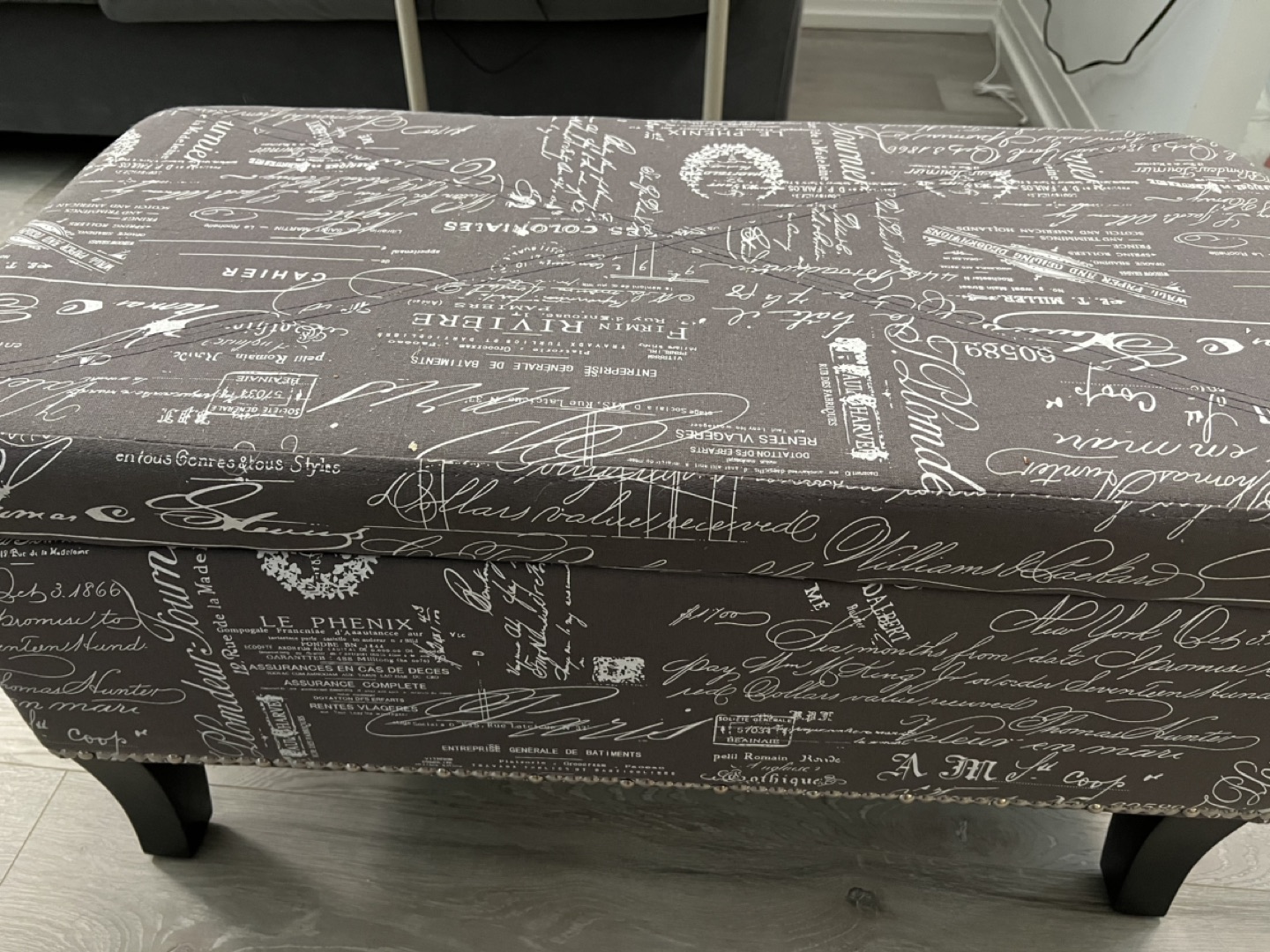 Ottoman with storage