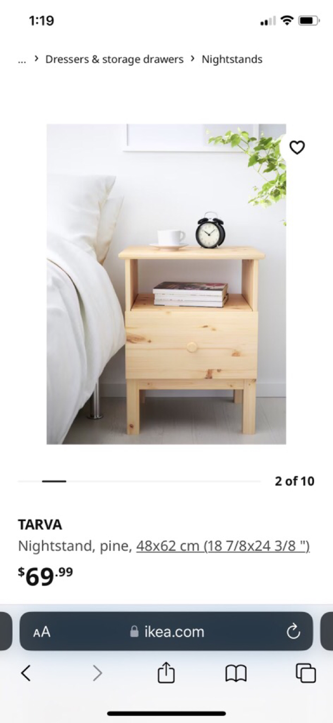 IKEA Nightstand / Side Table thumbnail