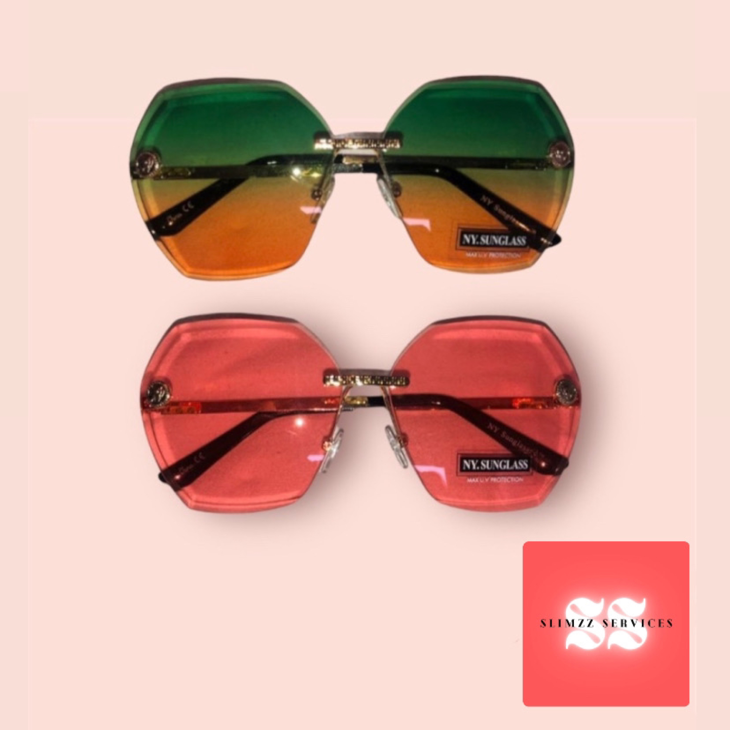 2 Pairs Of Hexagonal Shades thumbnail
