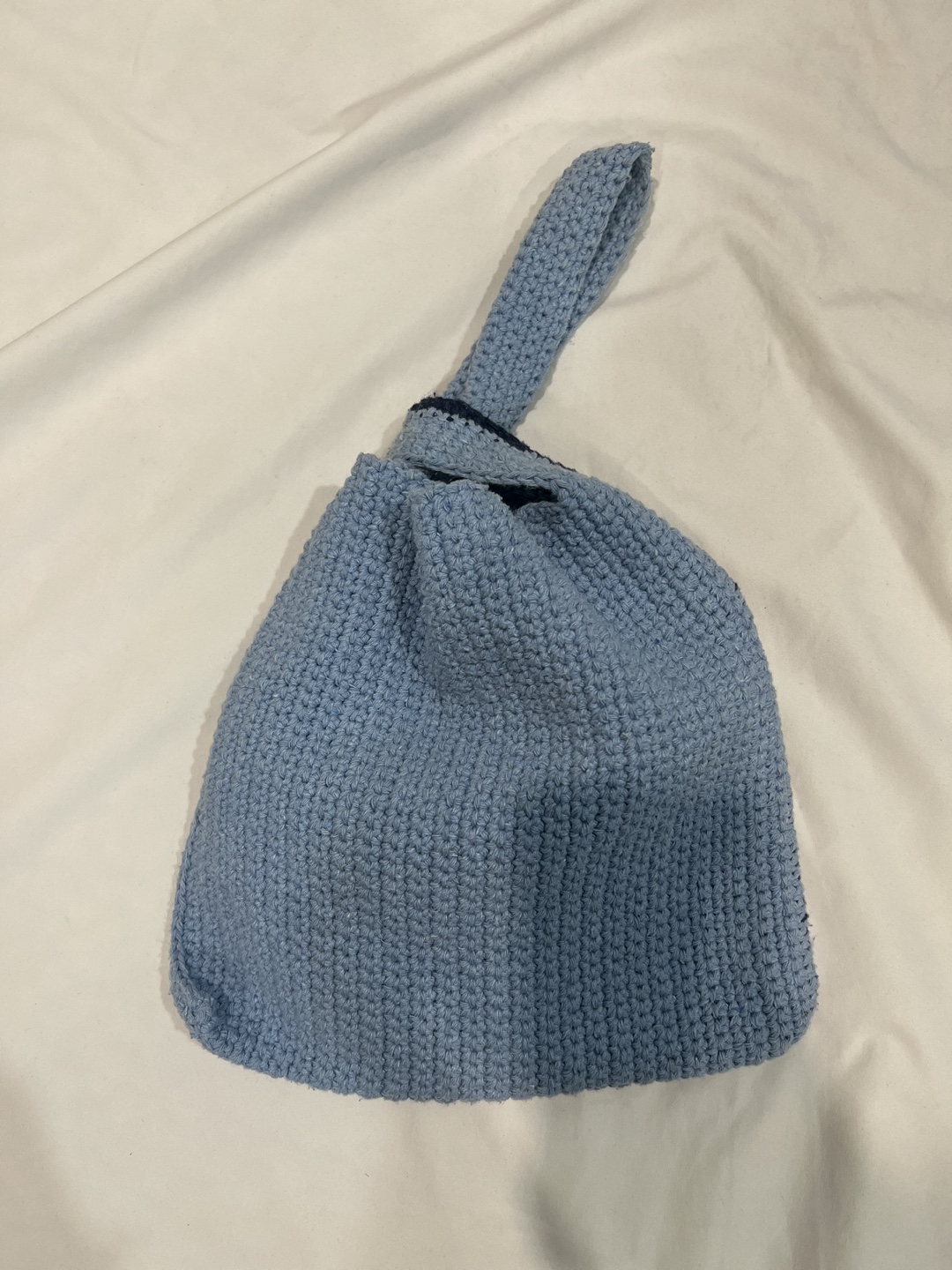 Handmade knit bag #freecycle