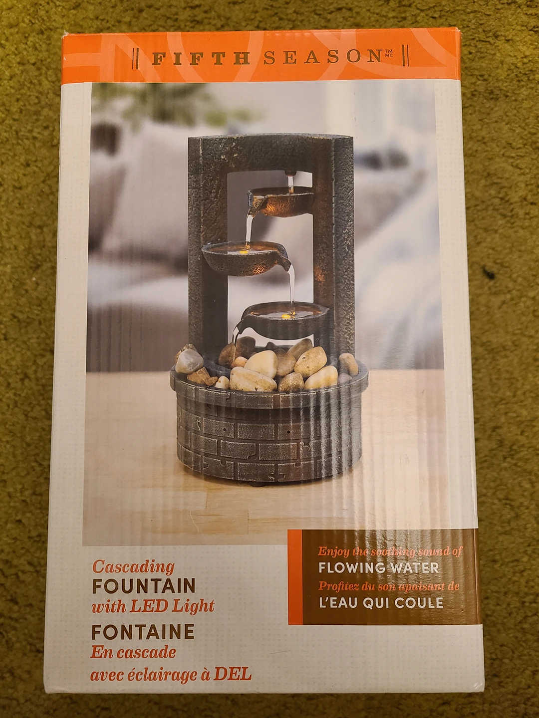 HOME DECOR - Cascading Fountain with LED lights thumbnail
