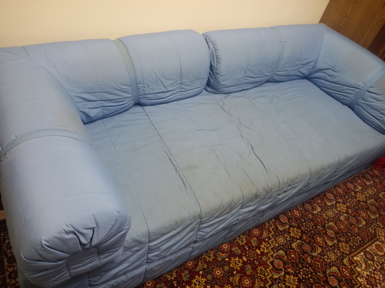 Blue sofa bed - photo 2