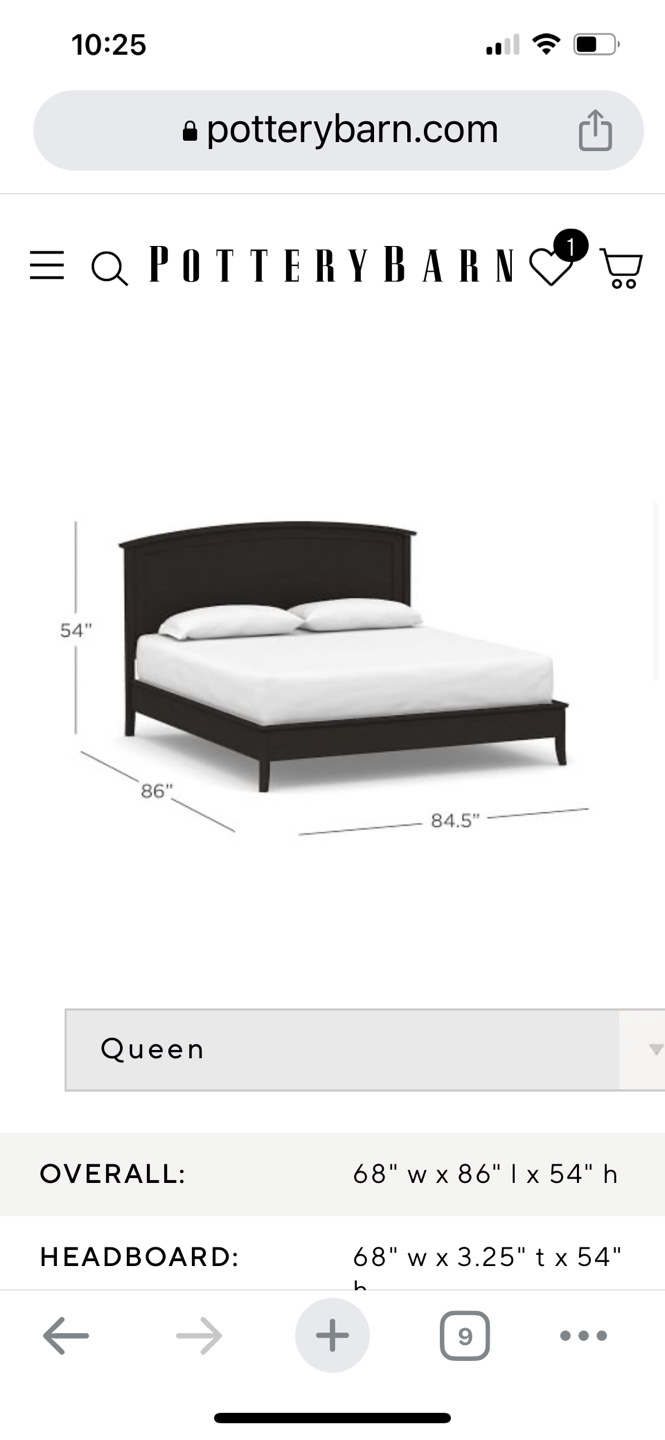 Pottery Barn Bed Frame - photo 5