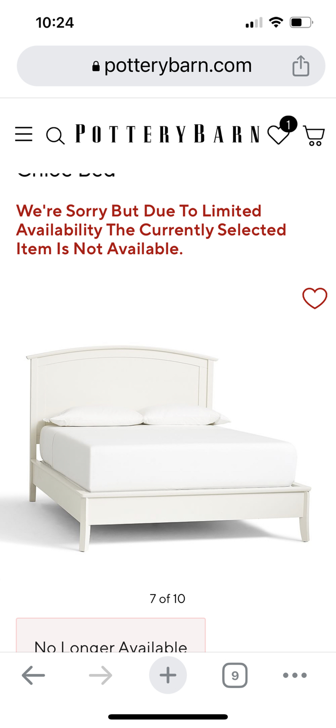 Pottery Barn Bed Frame - photo 4