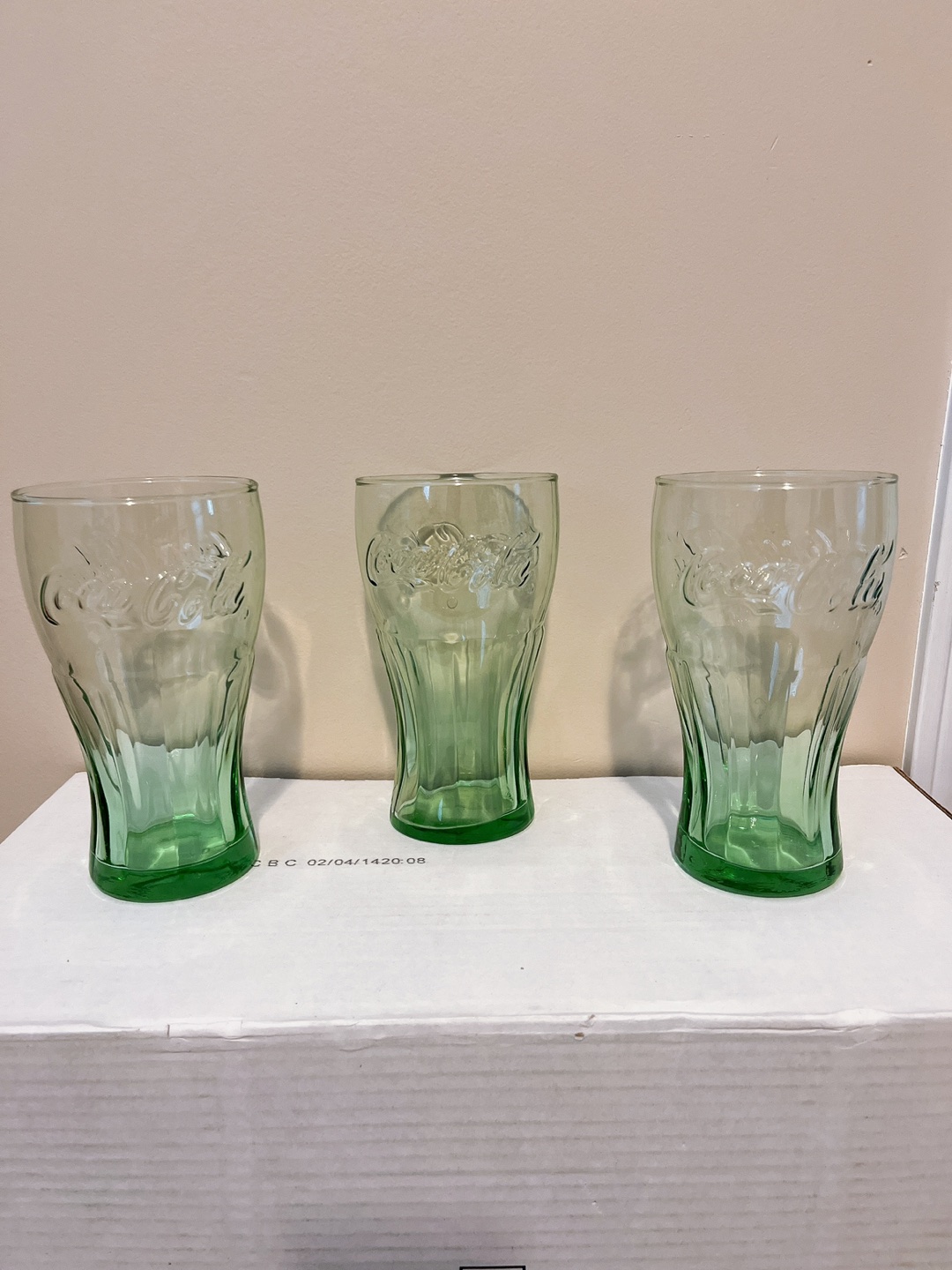 Coco Cola Glasses - 22 oz