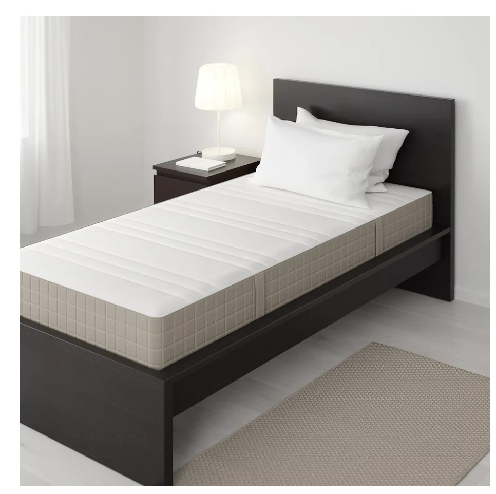 IKEA HAUGESUND Spring mattress, medium firm, Twin